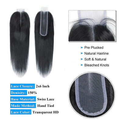 2x6 Hd Frontals & closures